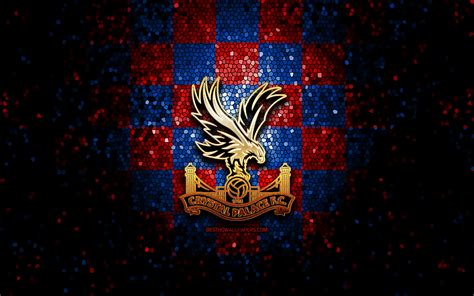 Download wallpapers Crystal Palace FC, glitter logo, Premier League ...