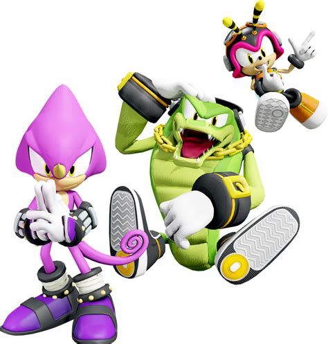 Sonic Heroes: Team Chaotix Victory Pose. by Spinosaurusking875 on DeviantArt | Sonic heroes ...