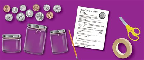 Spend, Save, or Share Activity | U.S. Mint for Kids