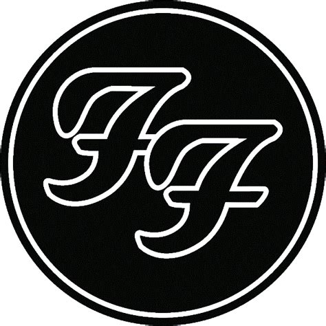 Foo Fighters Black and White Logo