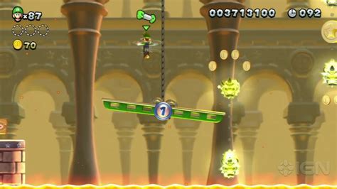 New Super Luigi U 3 Star Coin Walkthrough - Peach's Castle: Current Event - IGN