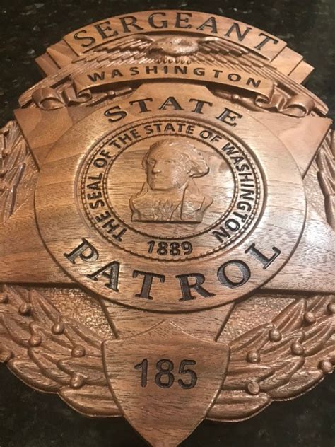 Washington State Patrol Badge | Etsy