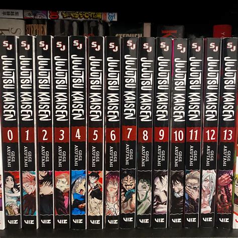 manga collection, volumes 0-13‼️ : r/JuJutsuKaisen