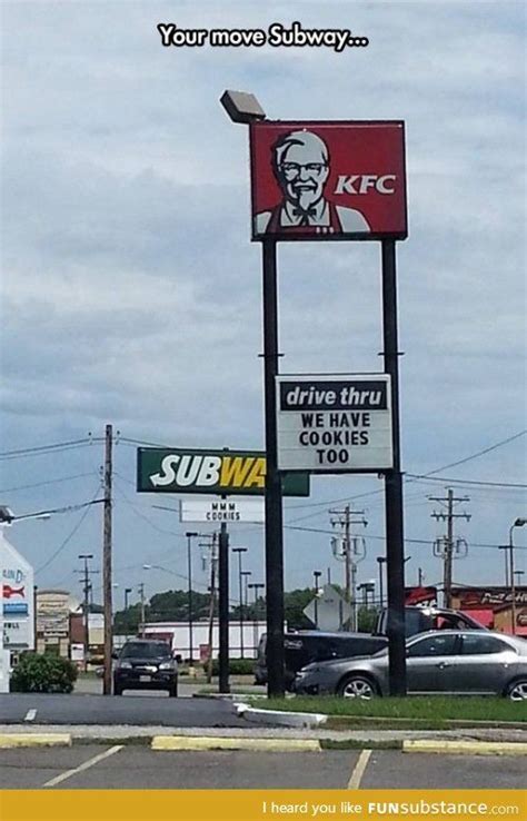 Good going KFC - FunSubstance | Funny billboards, Funny pictures, Funny school pictures