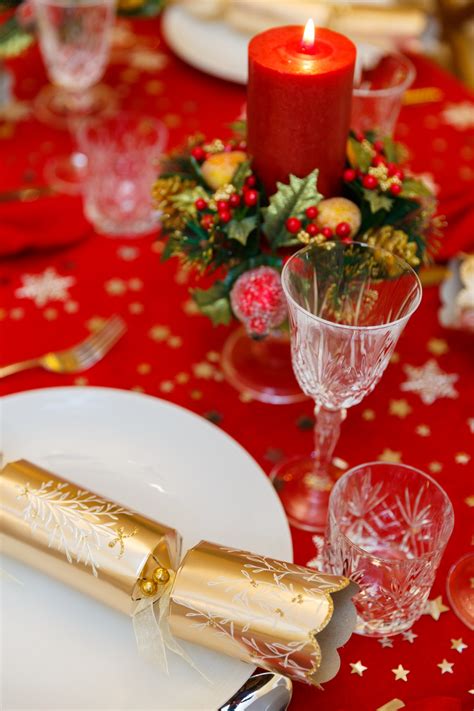 Christmas Dinner Table Free Stock Photo - Public Domain Pictures