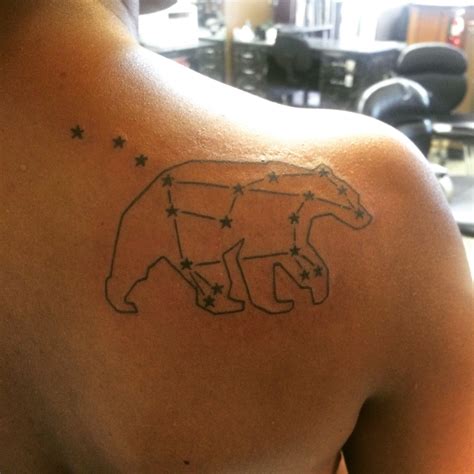 Ursa Major tattoo | Left arm tattoos, Tattoos, Geometric tattoo