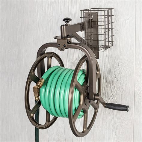 712 Single Arm Navigator Rotating Hose Reel | Garden hose reel, Hose reel, Garden hose reel cart