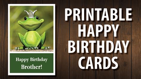 Download a Free Happy Birthday Card for Your Brother