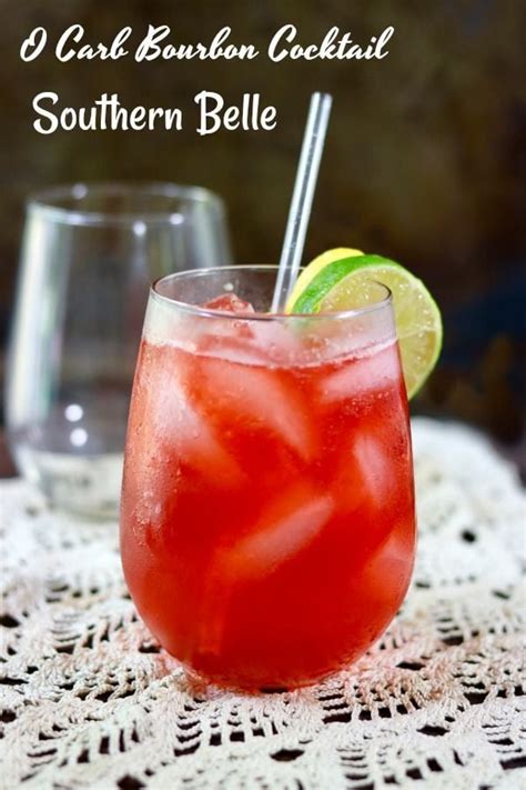 Summer Bourbon Cocktail: The Southern Belle Drink - Lowcarb-ology