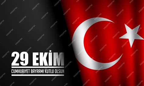 Premium Vector | Republic day turkey background design