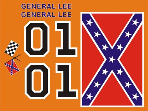 Dukes Of Hazzard GENERAL LEE 01 Door Decals Decal Sticker Kit LAMINATED ...