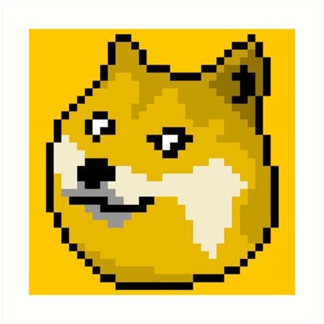 doge meme pixel art grid Pixel meme doge minecraft wattpad random ...