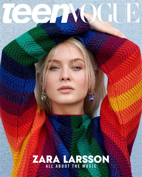 ZARA LARSSON for Teen Vogue Magazine, November 2019 – HawtCelebs