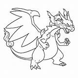 Mega 006 Charizard X Coloring Page By Nikki M Garrett On DeviantArt sketch template