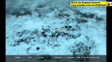 Skyrim - Ice Form Shout map location - YouTube