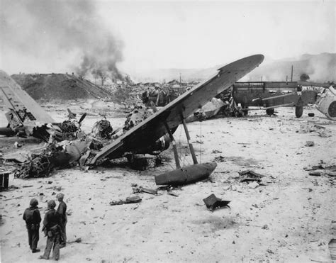 Destroyed Japanese H8K Emily Base Tanapag Harbor Saipan Island Marianas ...