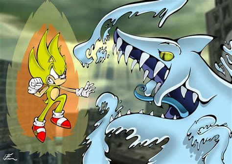 Sonic X Super Sonic Vs Chaos