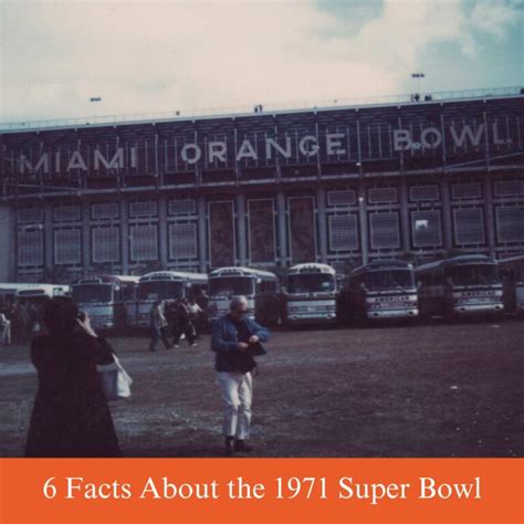 6 Facts About the 1971 Super Bowl - The History Junkie