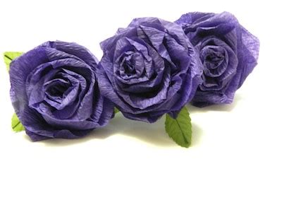 Sewing and Crafting with Sarah: Crepe Paper Roses Tutorial