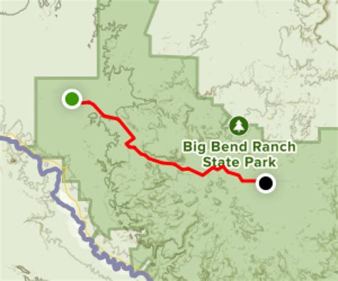 Big Bend State Park Map - Printable Map