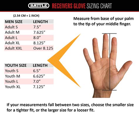 Wilson Youth Football Glove Size Chart - Images Gloves and Descriptions ...