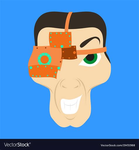 Friendly robot character with flat cartoon Vector Image