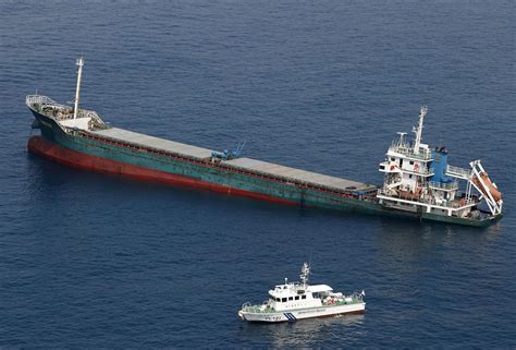 Chemical tanker, cargo ship crash near southwestern Japan | AP News