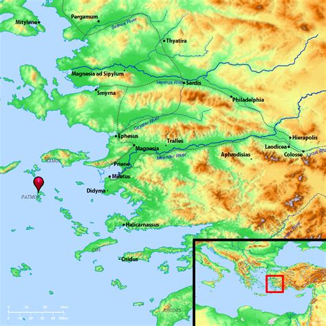 Bible Map: Patmos