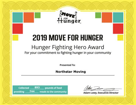 Hunger Fighting Hero Award