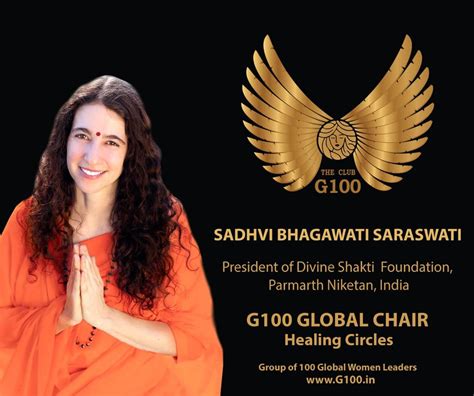 Sadhvi Bhagawati Saraswati - G100 | Group of 100 Global Women Leaders