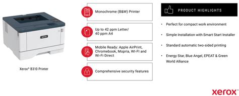 Xerox B310/DNi Black and White Printer