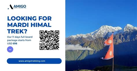 Mardi Himal Trek - Amigo Treks & Expedtion