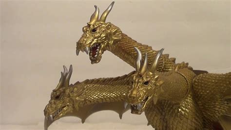 King Ghidorah GMK Bandai Godzilla Action Figure Review - YouTube