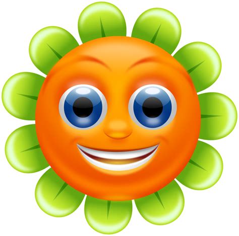 Smiley Face Flower Clip Art Png 800x600px Smiley Art Cartoon | Images ...