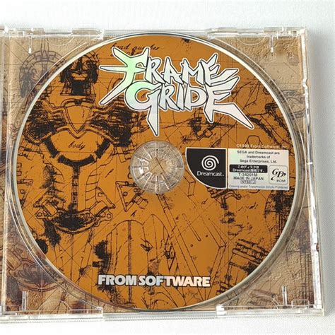 Frame Gride + Reg.&Spin Card TBE Sega Dreamcast Japan From Software Mecha Fighting