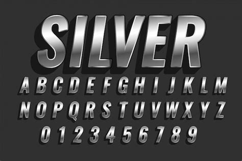 Silver Font Images | Free Vectors, Stock Photos & PSD