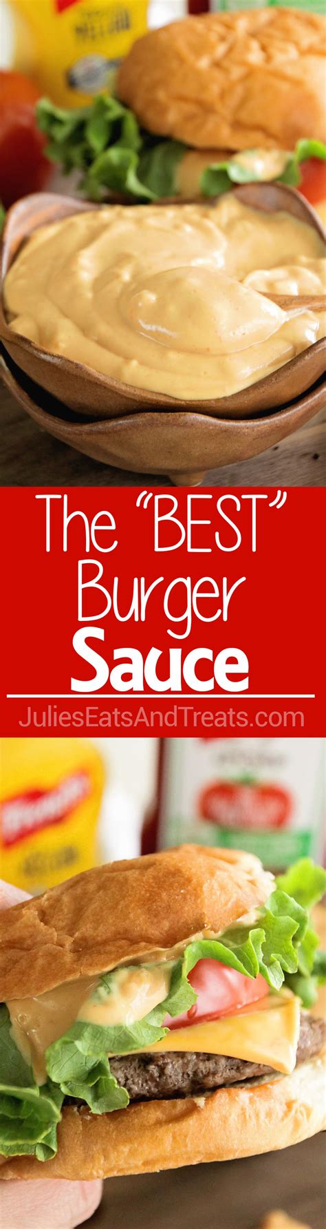 The Best Burger Sauce EVER! This is the Ultimate Sauce to top your Hamburgers with! Super Simple ...