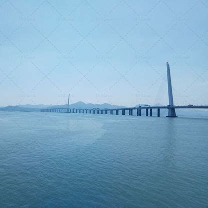 The bridge of Shenzhen Bay to HK