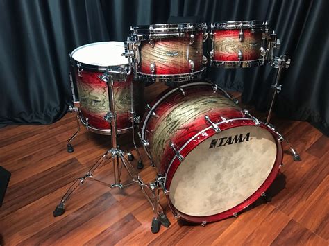 TAMA Star Walnut Garnet Japanese Sen Burst 4pc Drum Set - Dales Drum Shop 2024