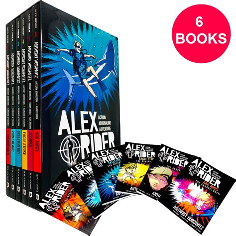 Alex Rider The Graphic Novel Collection 6 Books Box Set by Anthony ...