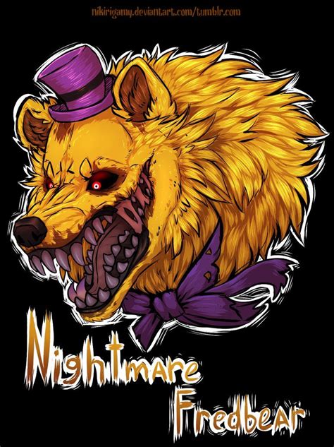 Nightmare fredbear [FNaF 4] by ... | Fnaf drawings, Fnaf, Anime fnaf