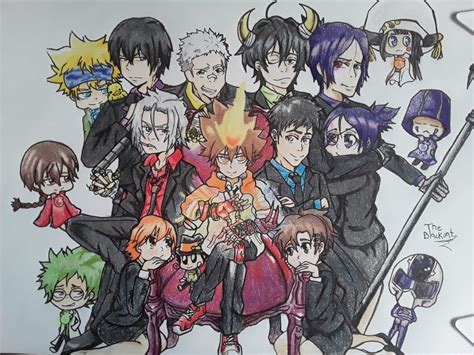 the vongolas family fanart(katekyo hitman reborn) TheBlackcat - Illustrations ART street