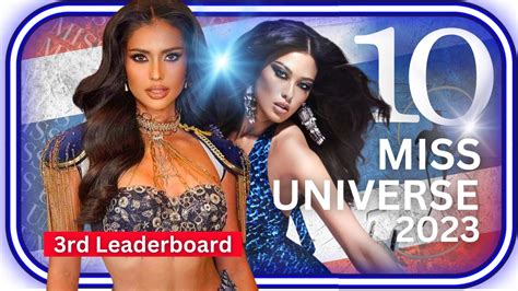 NEW: Miss Universe 2023 Top 10 Latest Leaderboard!! - YouTube