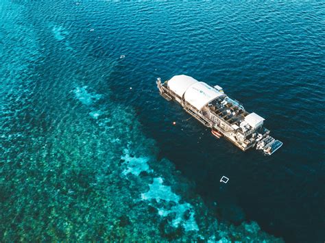 CWS-Reefsleep-Drone shot of pontoon-Hardy Reef_1920 - Journey Beyond