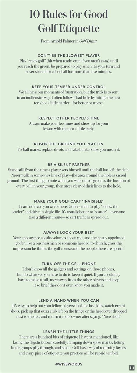 Best Ball Golf Rules Printable