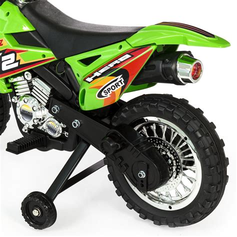 Kids Green Electric Motorcycle 6v Dirt Bike