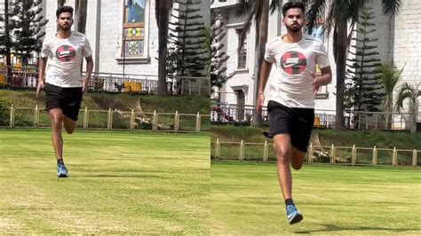 [Watch] Shreyas Iyer sprints on his road to recovery from shoulder injury