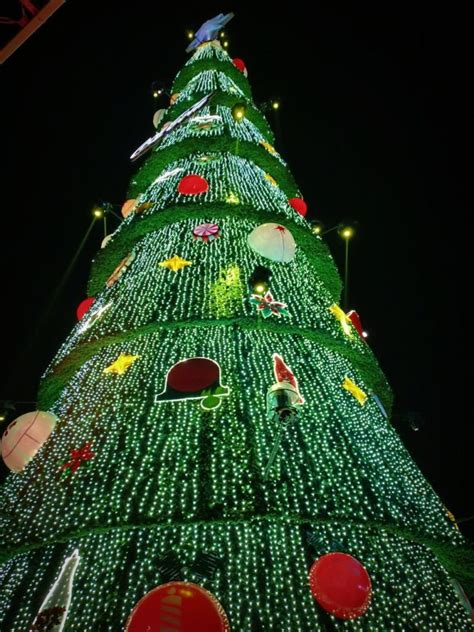 Así luce el árbol de Navidad más grande de México. Está en Iztapalapa ...