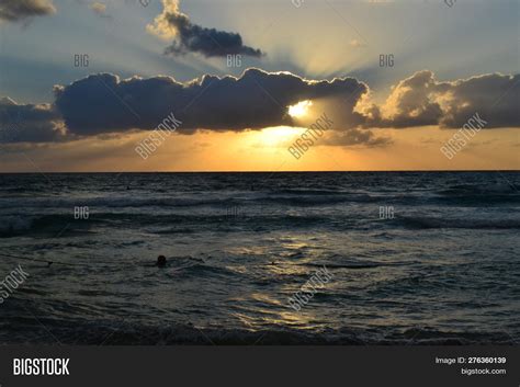 Sunset Haifa Hof Image & Photo (Free Trial) | Bigstock