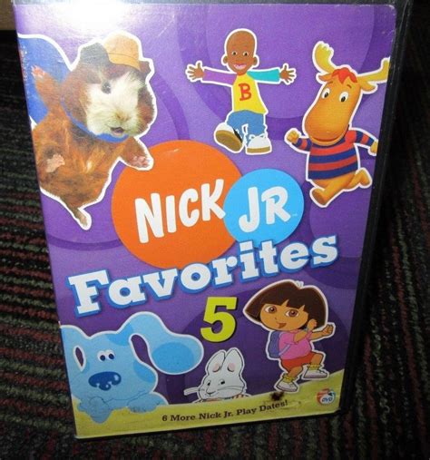 NICK JR FAVORITES VOLUME 5 DVD, 6 ADVENTURES IN FULLSCREEN, DORA, BLUES,+ GUC | Nick jr, Case ...